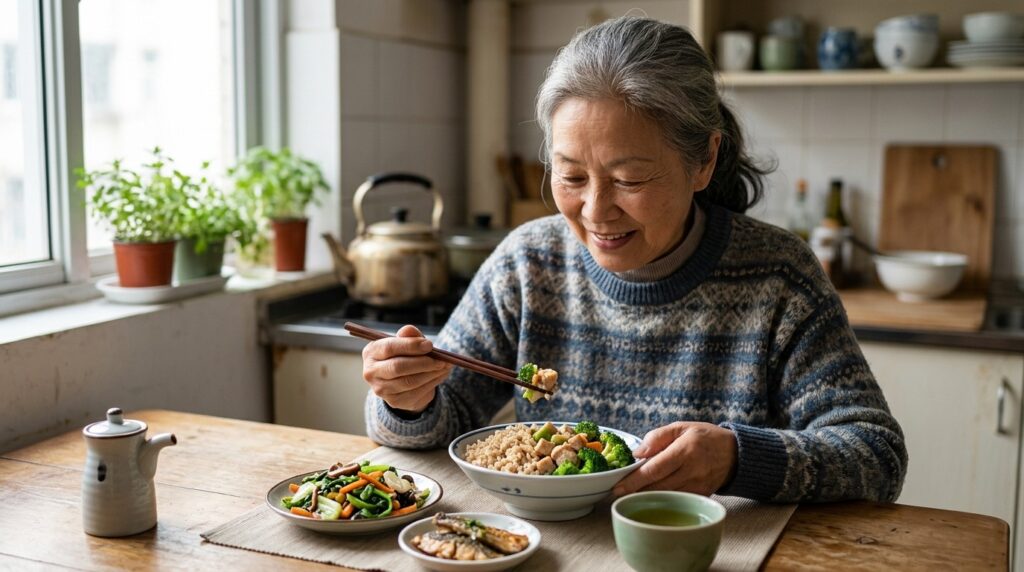 It turns out that a love of meat is not the main secret to longevity. Photo.
