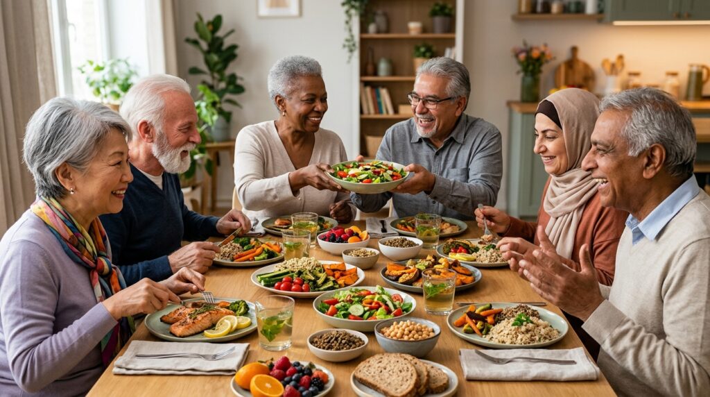 Diverse and balanced nutrition is the key to healthy longevity