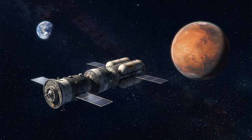On long-duration flights, the crew won't be able to quickly return to Earth for help