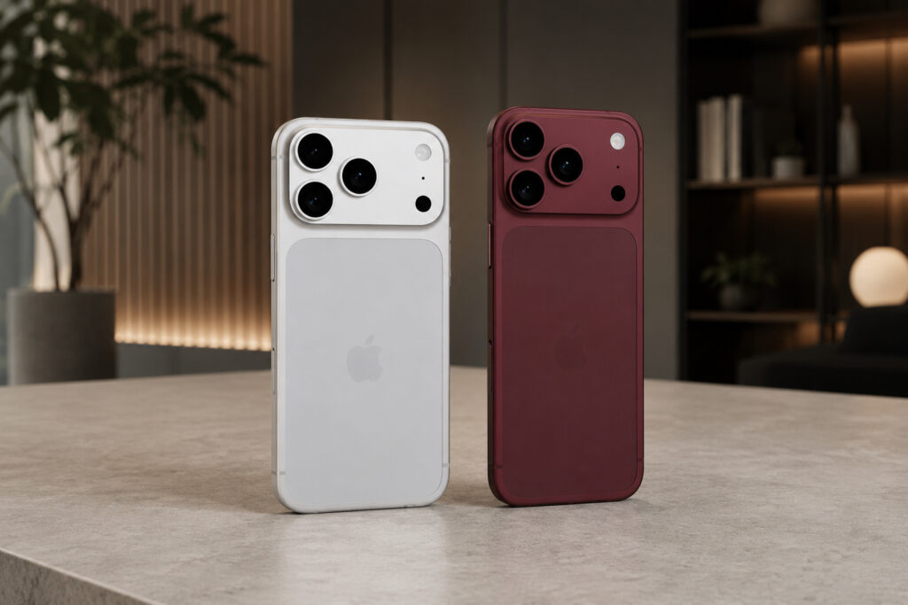 iPhone 17 Pro Max on the left, iPhone 18 Pro Max on the right. According to leaks, device proportions will also change