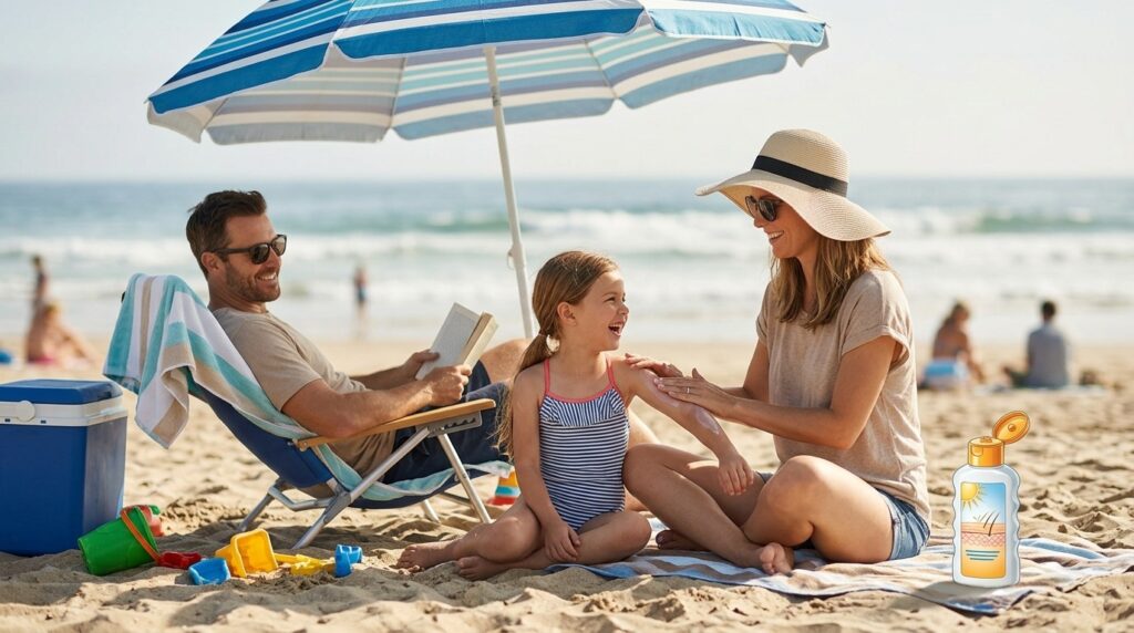 Sunscreen — an essential companion for any beach vacation