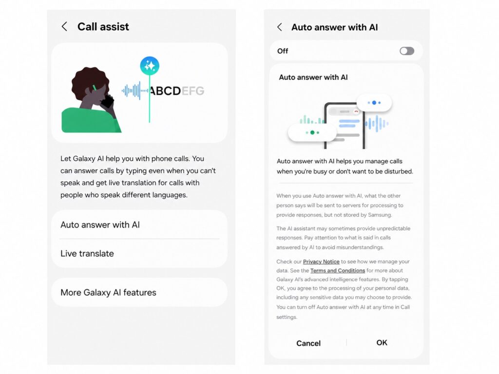 Samsung will add new AI features for calls
