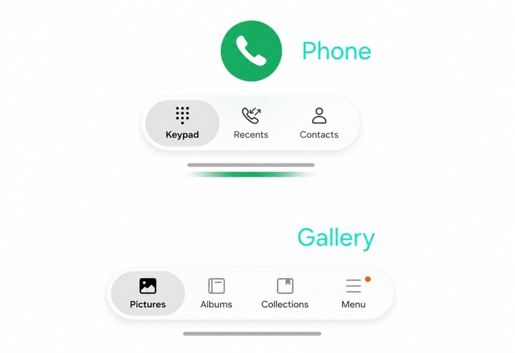 This is what the navigation bar looks like now
