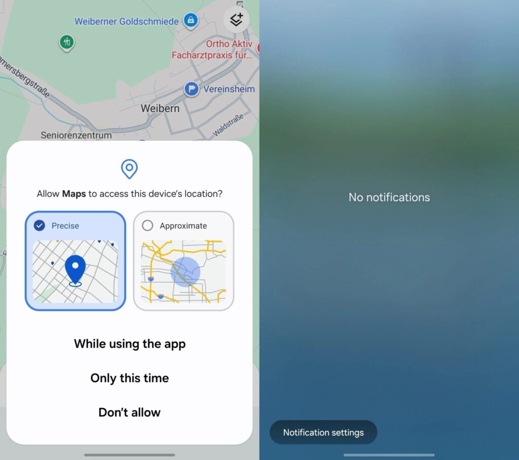 Location permission is now requested in a new way