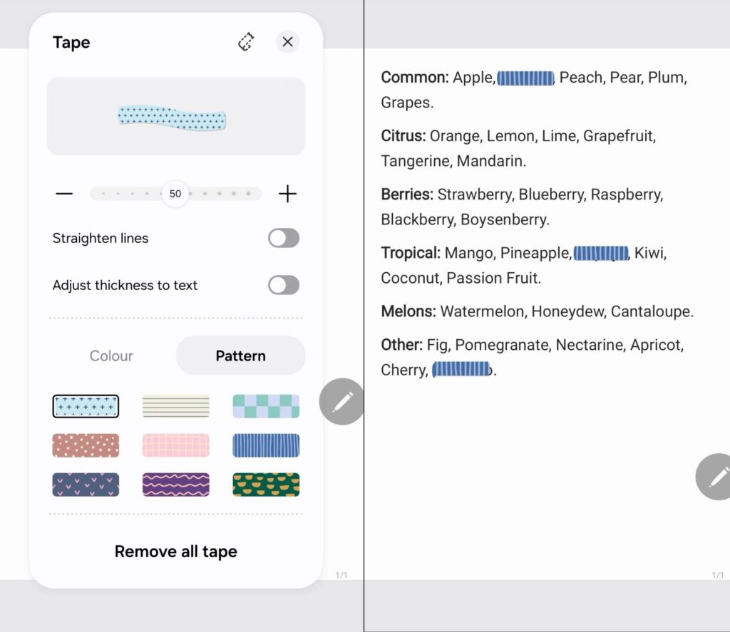 And this is the new feature for Notes