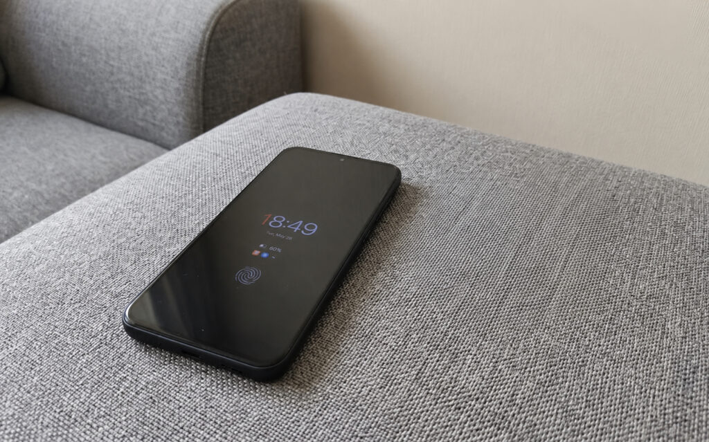 Even the always-on display barely affects the battery