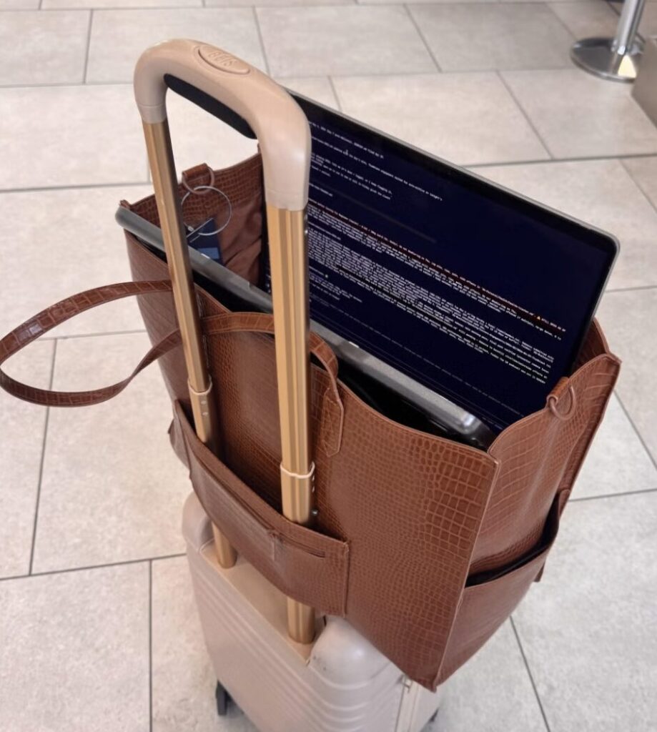 Some people even keep their MacBook open at the airport to keep agents running