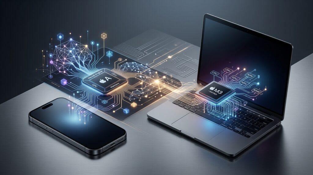 Some requests stay on the device, some go to the cloud — now not only to Apple's cloud