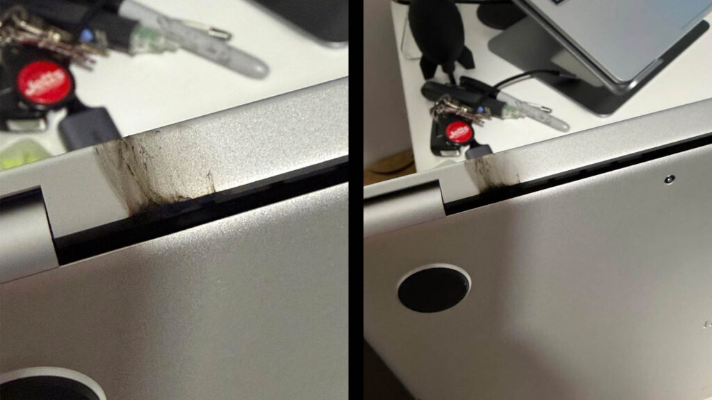 MacBook Pro M5 hinge sparks and breaks in two days — owners shocked by catastrophic defect