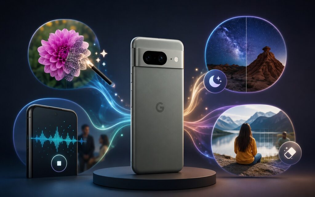 An overview of the top AI features on Google Pixel