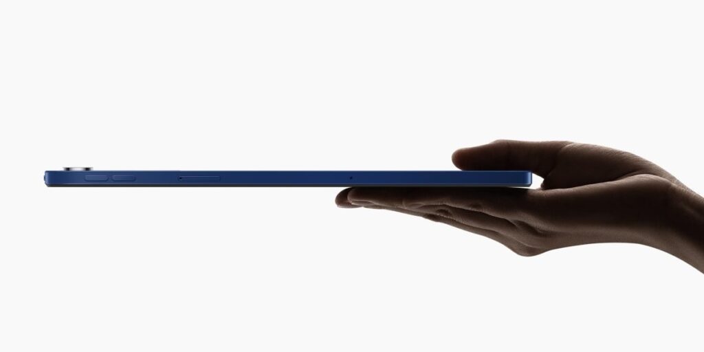 Despite its slim profile, the tablet has a large battery. Image: POCO