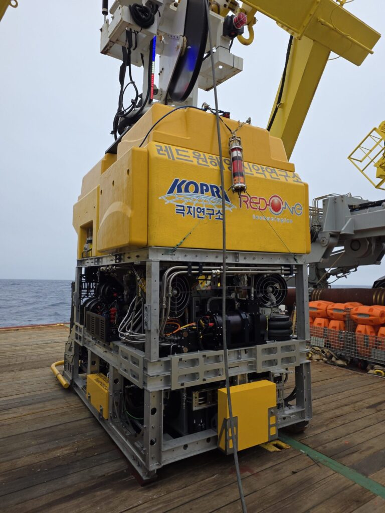 Ariari unmanned deep-sea vehicle. Photo.