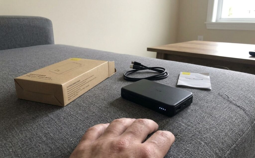 Baseus Magnetic Power Bank with Fast Charging. A workhorse for all occasions. Photo.