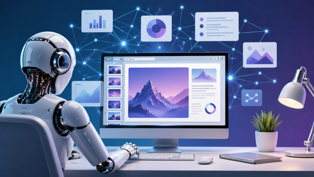 AI has learned to create high-quality presentations much faster than humans. Photo.