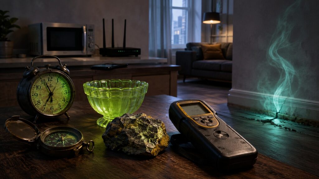 Surprisingly unexpected items in our apartments emit radiation. Photo.
