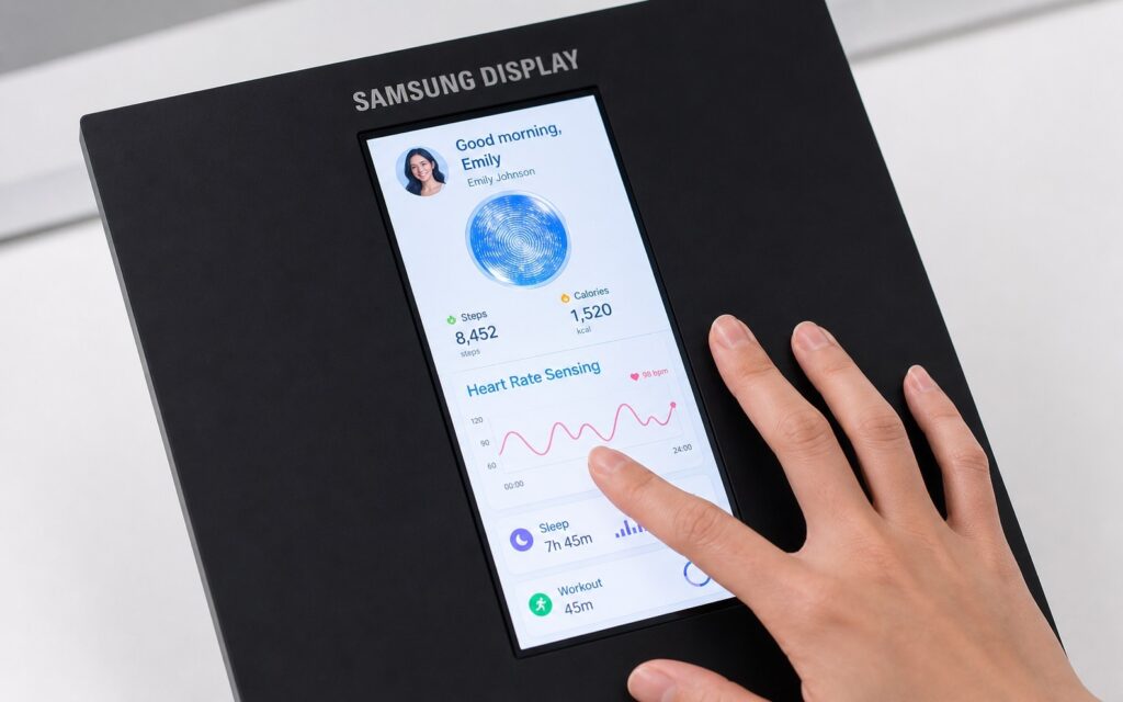 Samsung taught a smartphone screen to measure blood pressure without special sensors