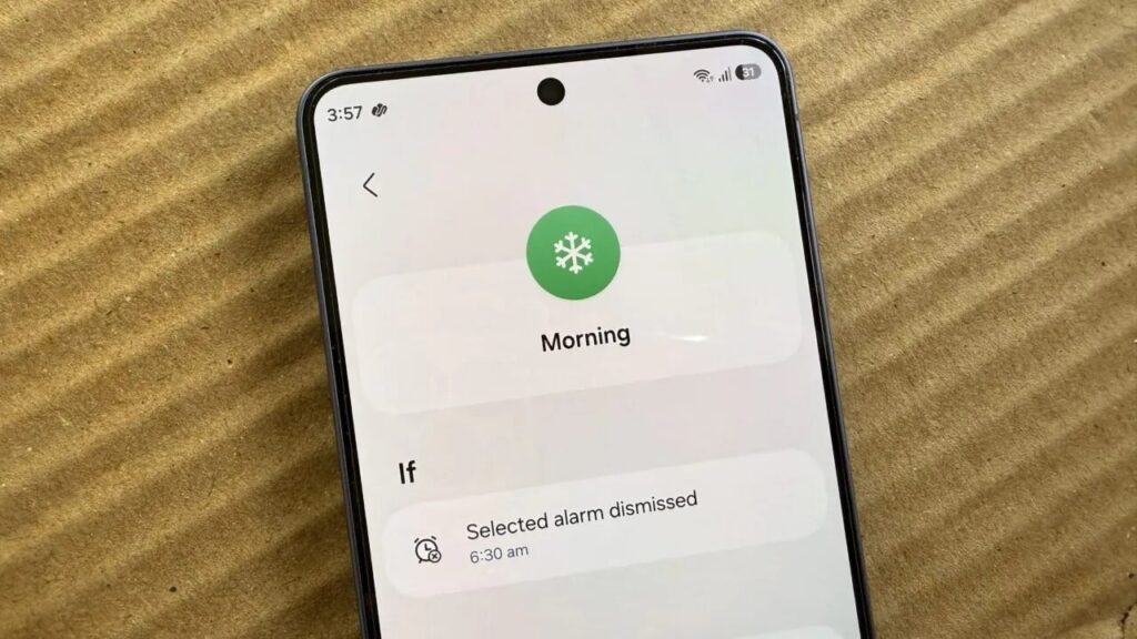 A special routine for starting the workday. Image: androidauthority.com