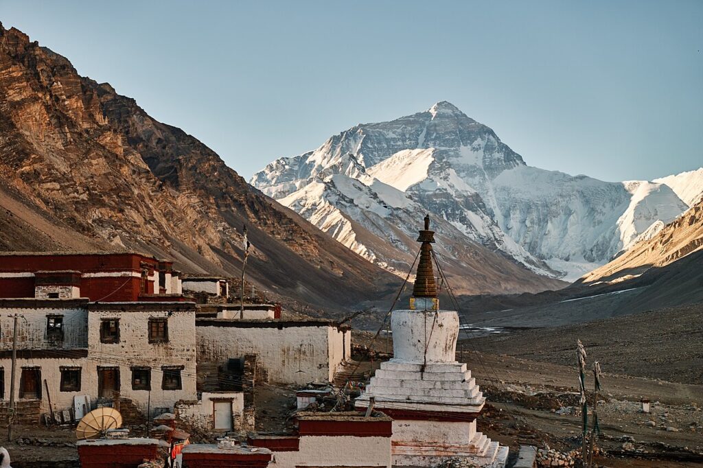 Rongbuk Monastery, Tibet, China