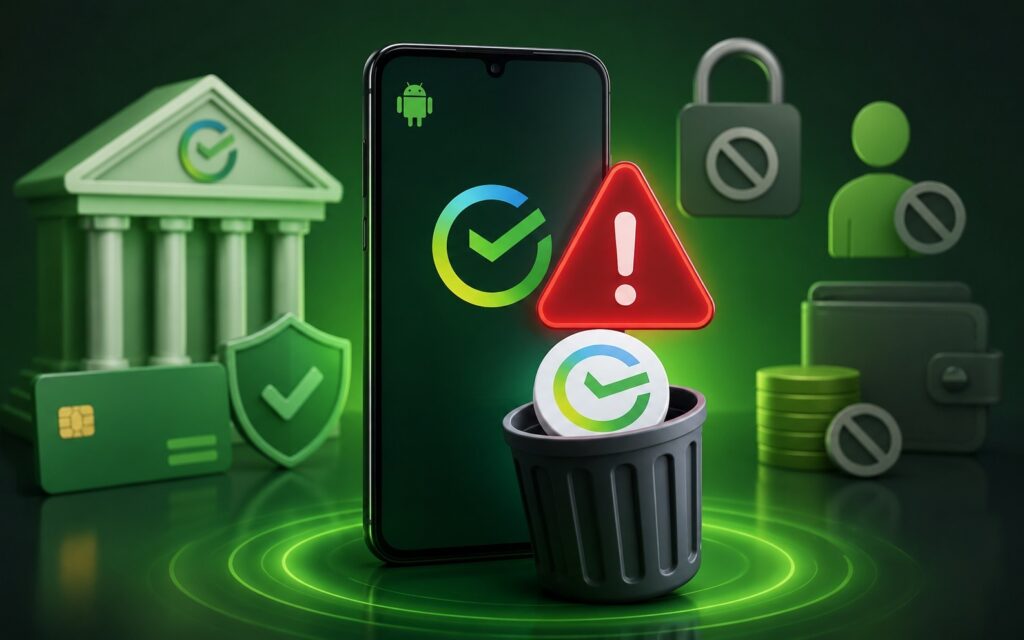 Deleting the app can be risky