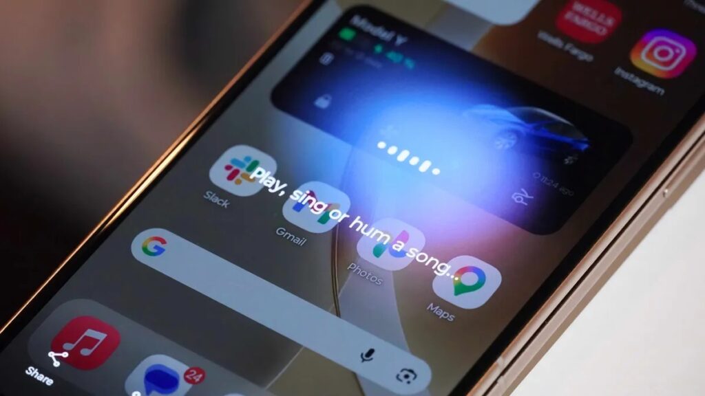 You can find music right from the device
