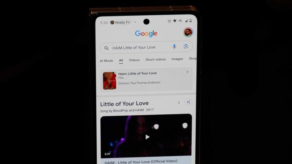 You can also just hum it, and Google will do the rest for you