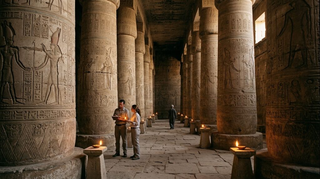 The Temple of Seti I in Abydos, associated with Dorothy Eady's story