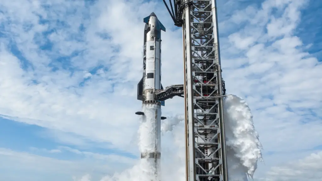 Starship's heat shield tiles must withstand extreme heating during atmospheric reentry