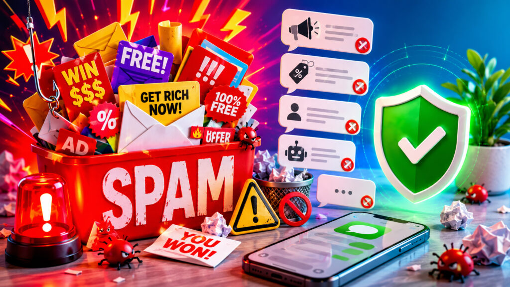 iOS 26 allows you to virtually eliminate all spam in text messages. Photo.
