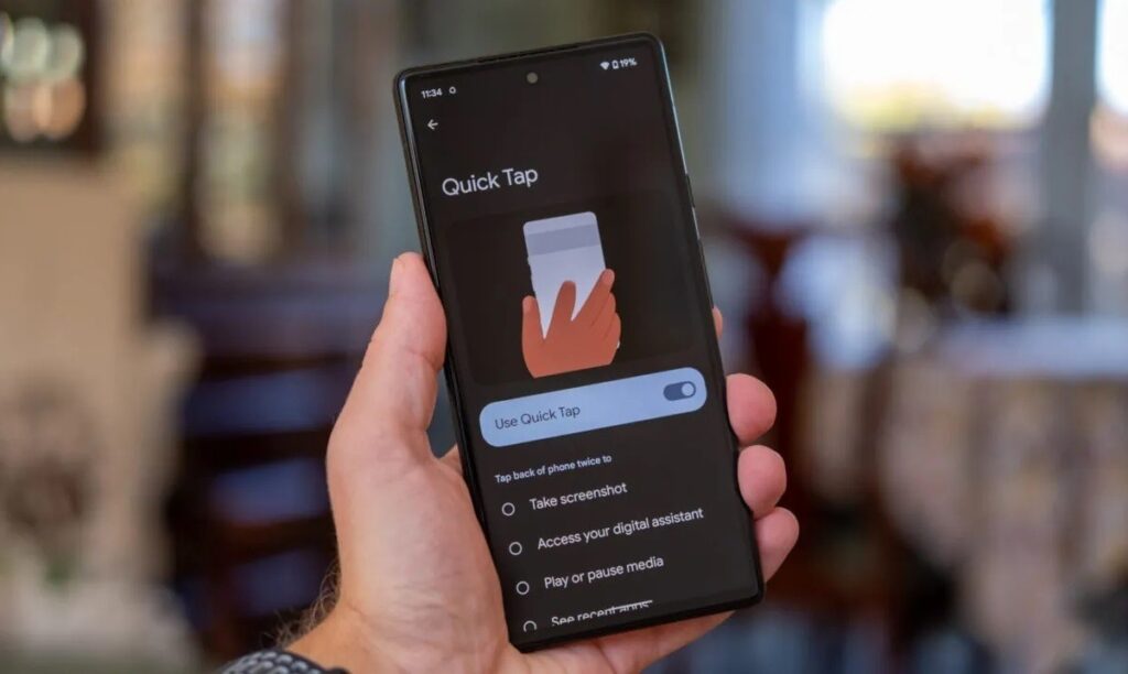 The app will be useful for those who want to try the double-tap feature. Image: androidauthority.com