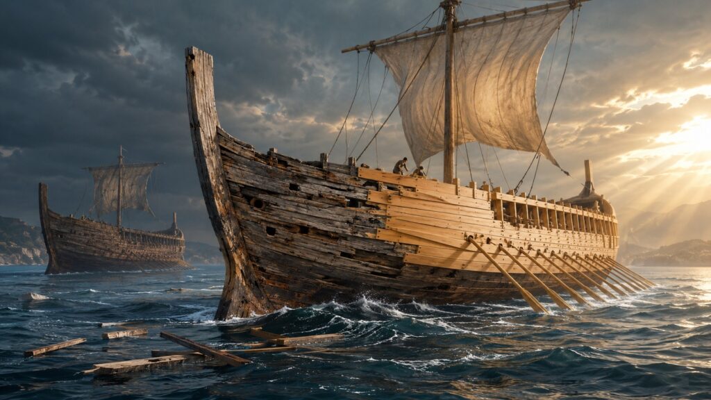 The Ship of Theseus can be considered the most ancient paradox in human history. Photo.