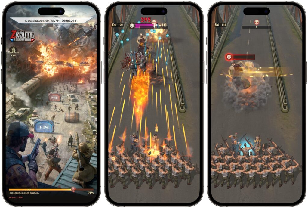 Z Route: Redemption — Zombie action for iPhone with quick runs. You've probably seen similar games in ads many times. Photo.
