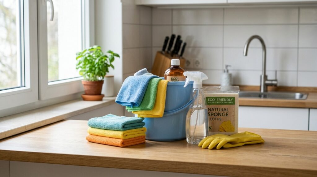 A few rules can noticeably improve the quality of every home cleaning session. Photo.