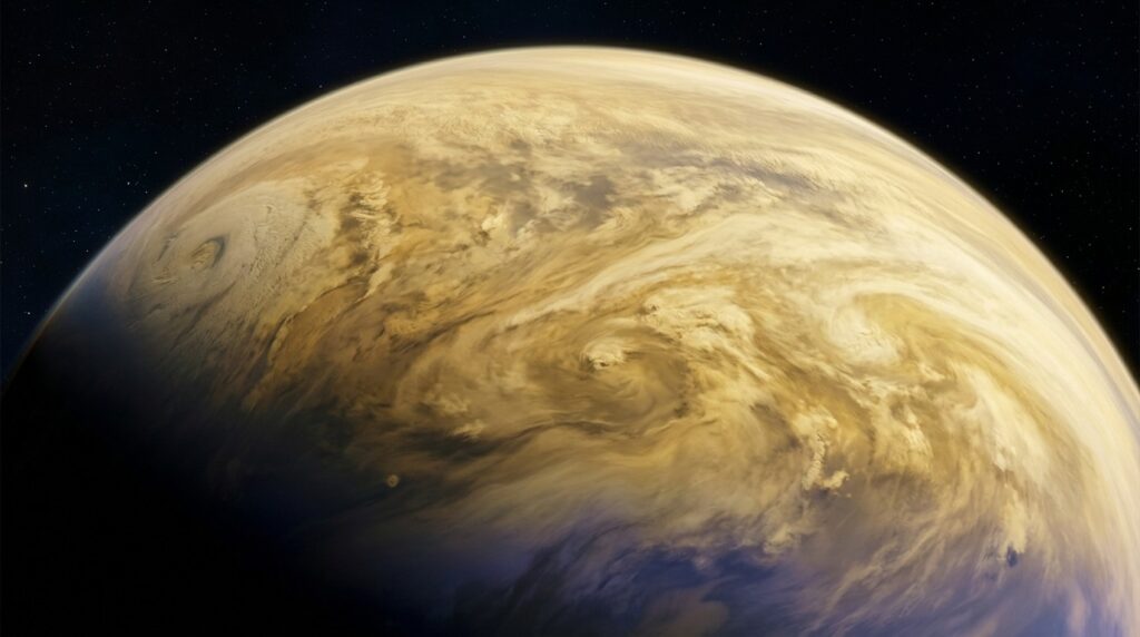 Acid rain on Venus is not as dangerous as it might seem. Photo.