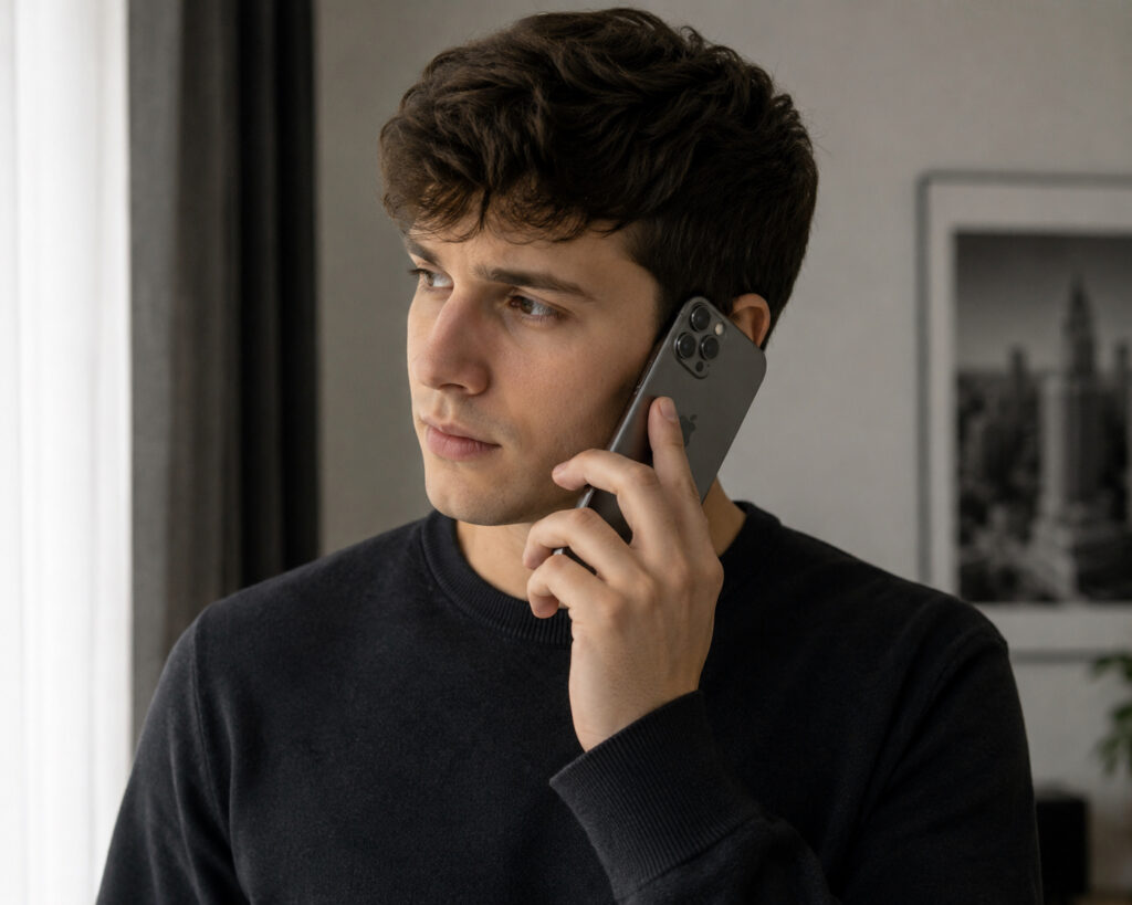 What does Raise to Listen mean in iPhone settings. Just bring the phone to your ear or make a characteristic gesture, and voice message recording begins. Photo.