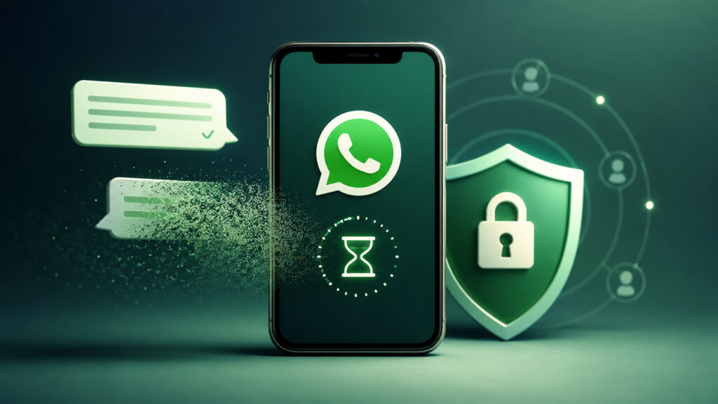What are disappearing messages in WhatsApp* for. The feature is useful for those who don't want to store important messages for long. Photo.