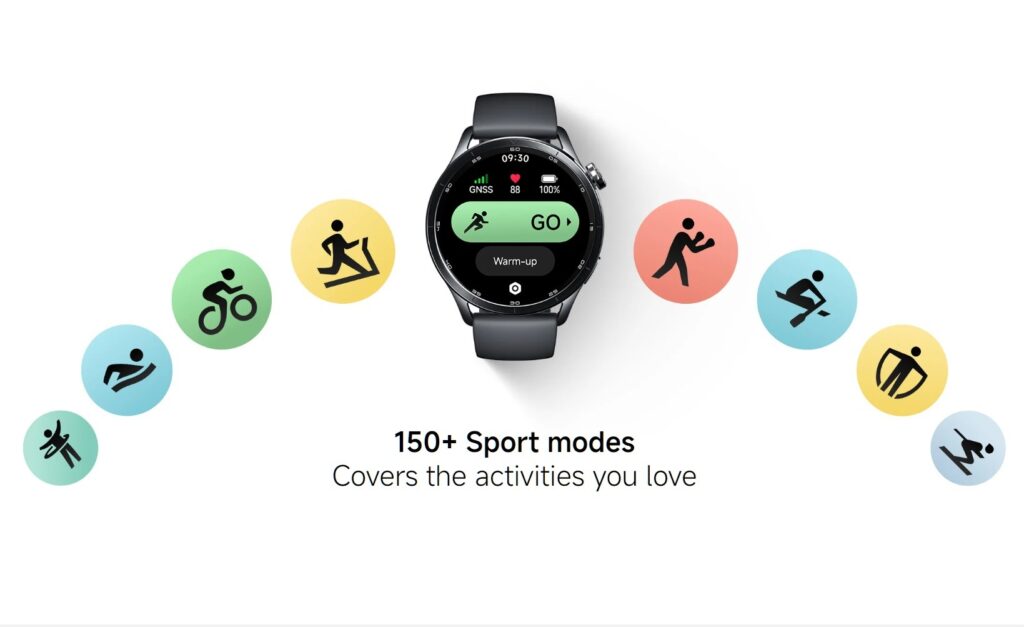 Over 150 workout modes are available. Image: Xiaomi