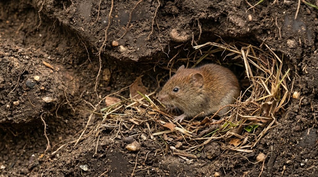 Mole voles of the genus Ellobius — rodents that successfully live and reproduce without a Y chromosome. Photo.