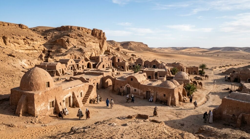 The city of Tataouine in Tunisia — the prototype for the planet Tatooine from Star Wars