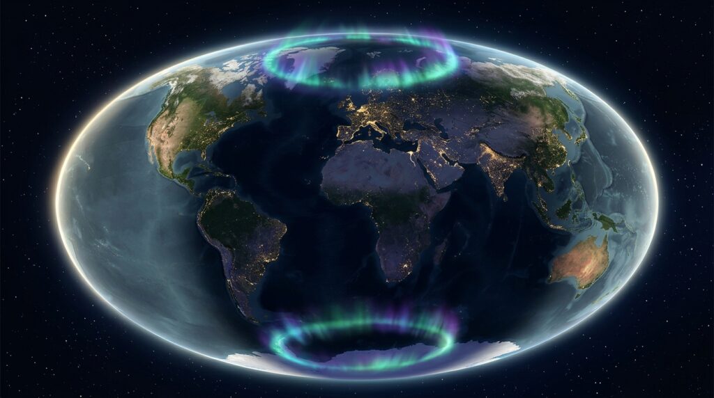 The Northern Lights have a southern twin — Aurora Australis around Antarctica