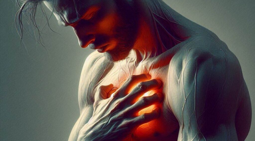 If you already have a heart condition, the risk of dying from fear is higher. Photo.