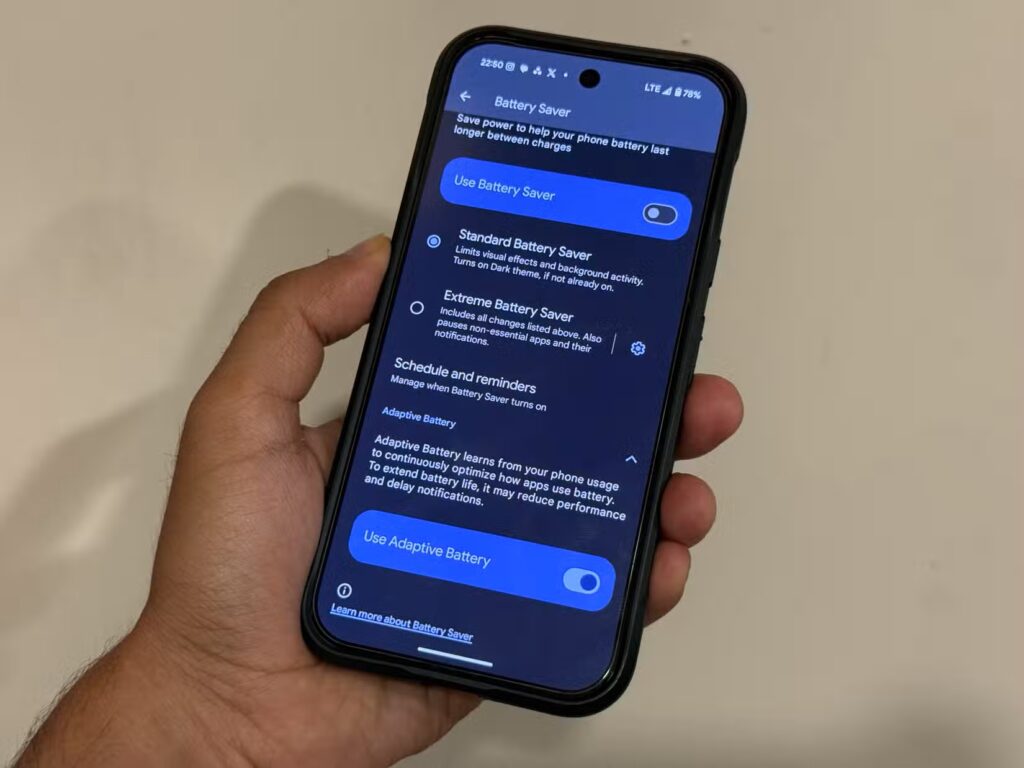 It's worth checking if the feature is available in your smartphone's settings. Image: androidpolice.com