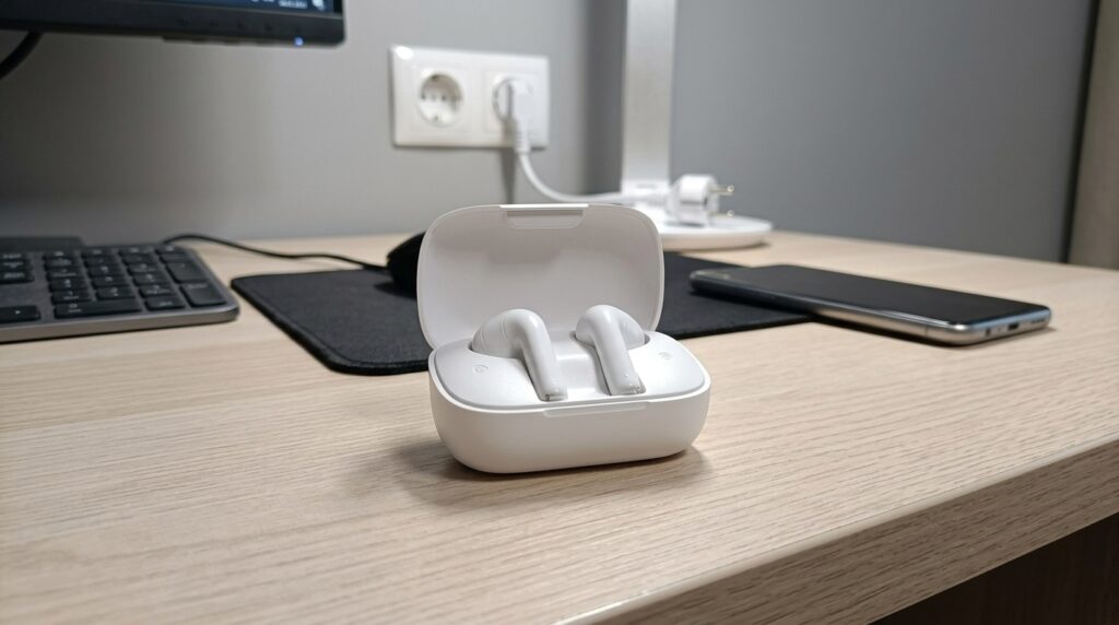 Soundcore K20i — earbuds I took on vacation instead of AirPods. For 911 rubles — sound, battery life, and looks that others charge ten times more for. Photo.