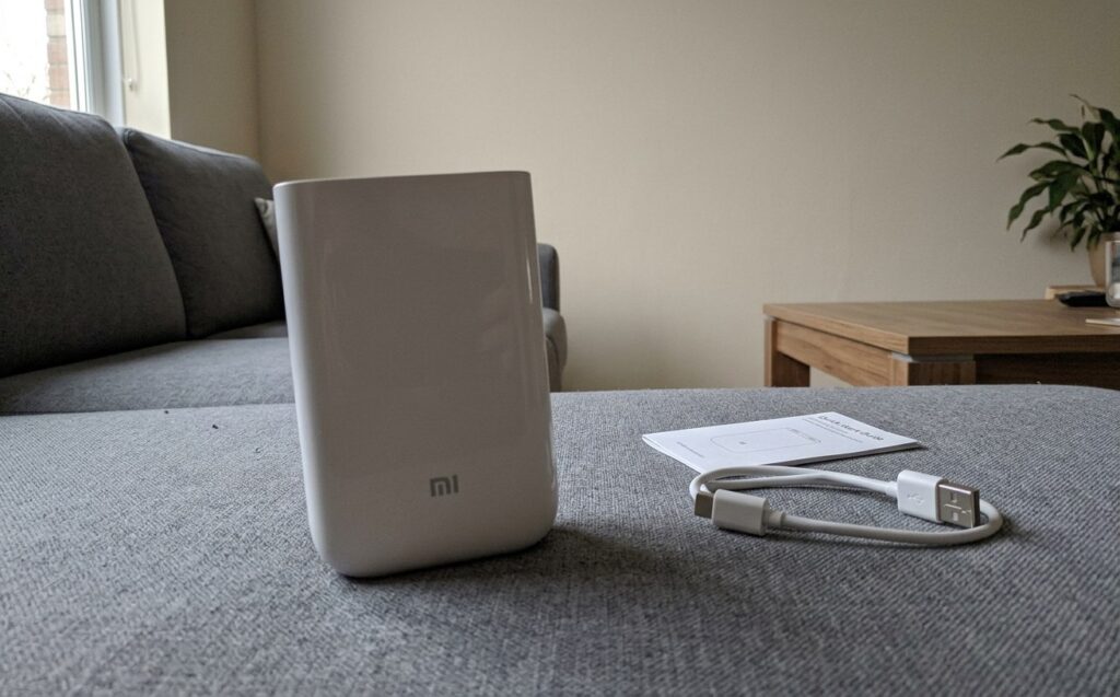 Xiaomi pocket photo printer for smartphone photos. Print photos from your smartphone instantly. Photo.