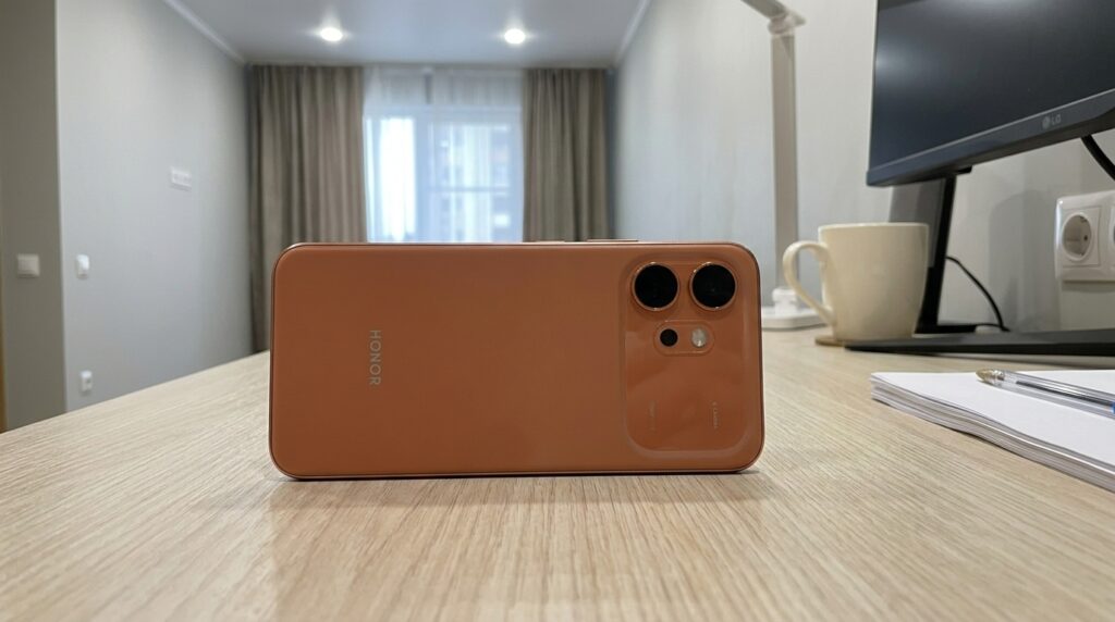 The orange color is even more vibrant in person than in photos — my wife asked for the same one
