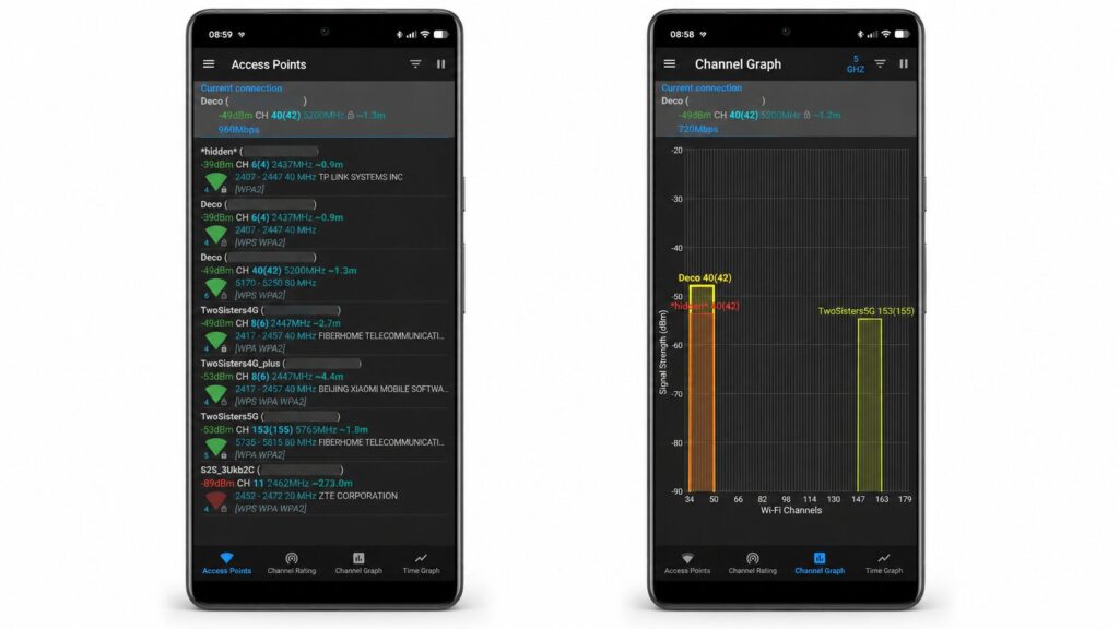 A Google Play app helps determine signal strength