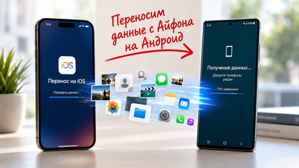 Transferring data from iPhone to Android has become easier