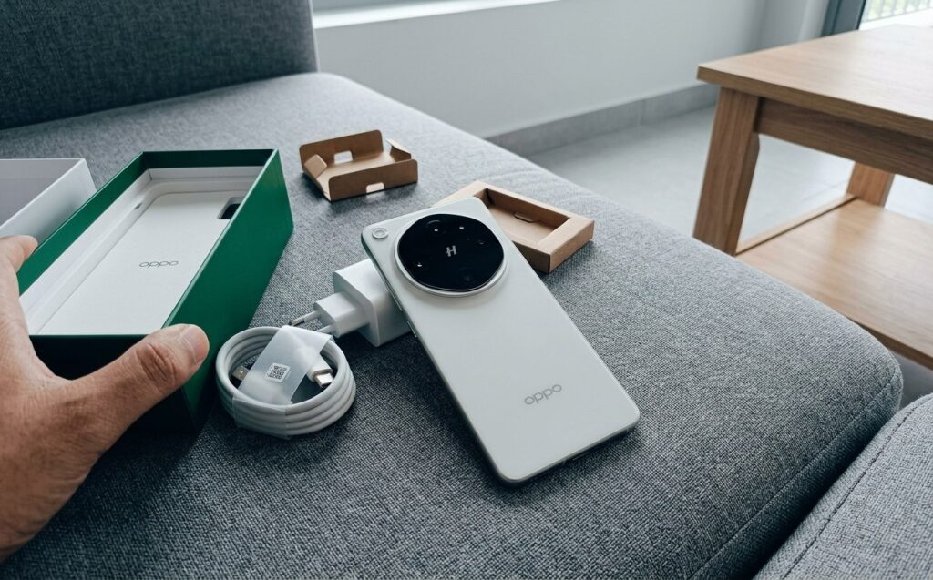 Oppo Find X9 Ultra: Best camera phone of 2026. The smartphone looks quite powerful. Photo.