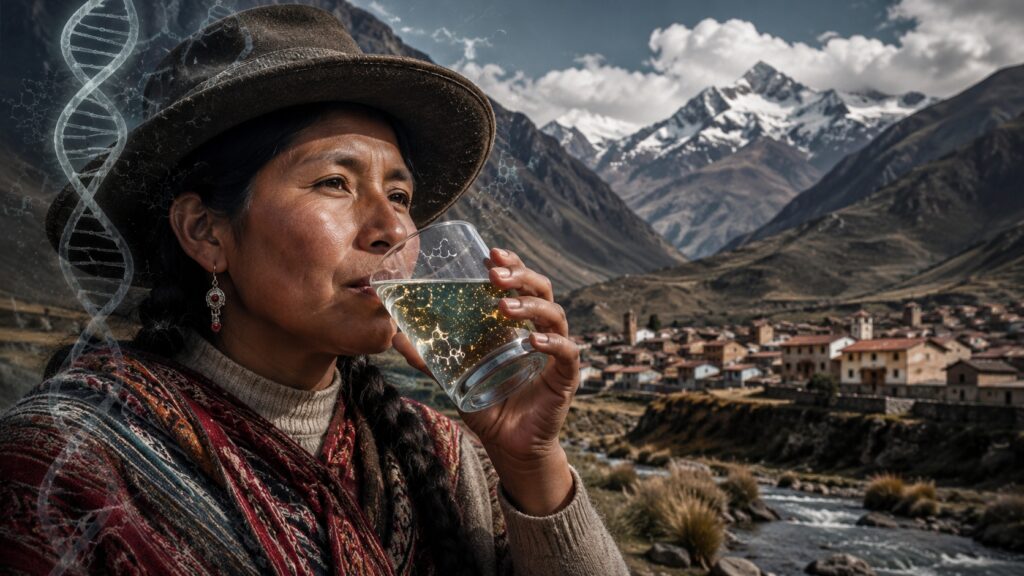 Residents of the Andes can drink water with arsenic, and it doesn't harm them. Photo.