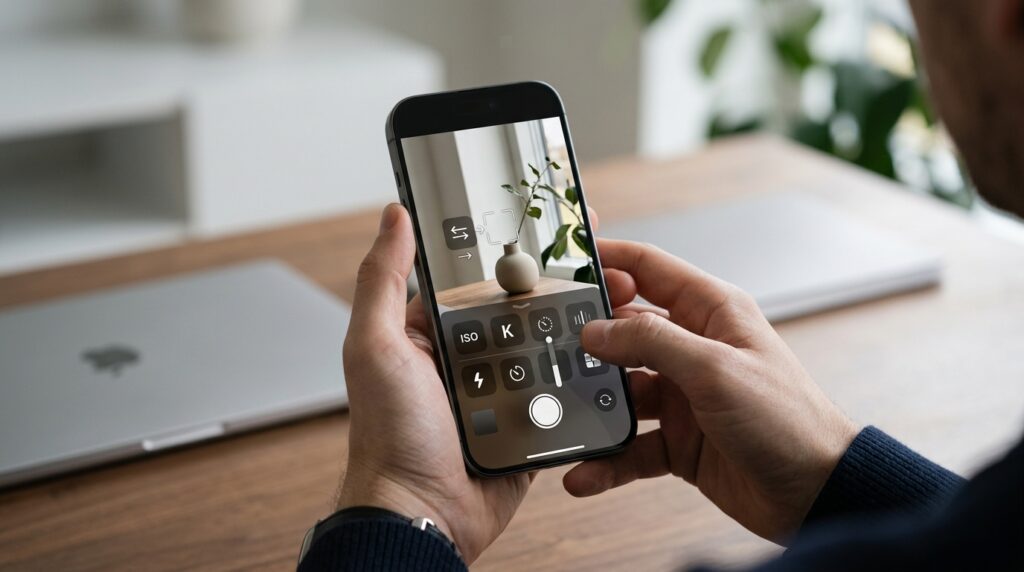 Camera controls can be rearranged to suit your preferences