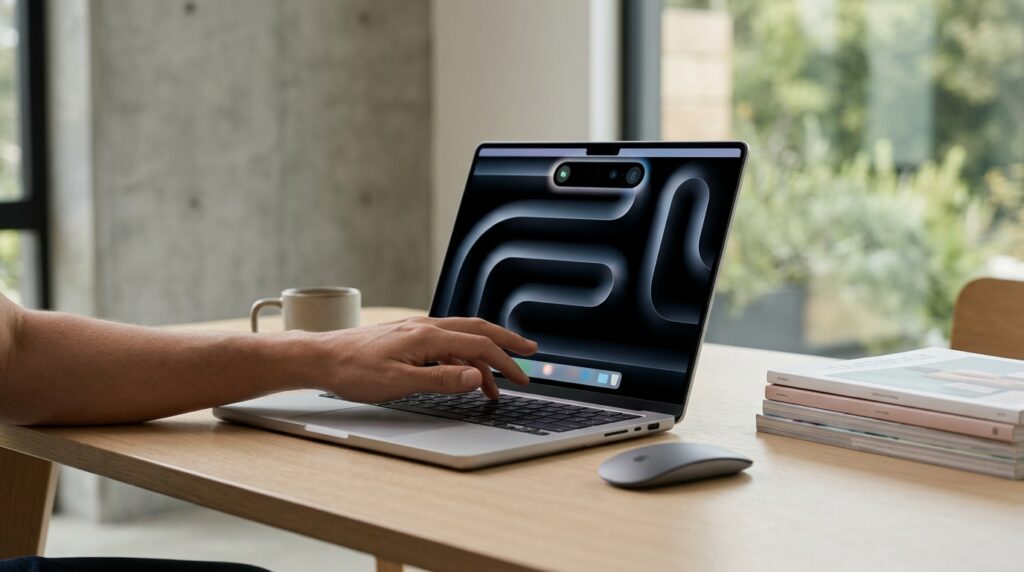 The future MacBook Ultra with OLED screen and touch display - according to rumors